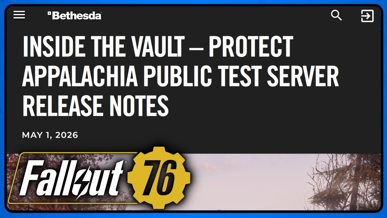 Fallout 76 PTS Patch - 01 May - Infestations Rework.