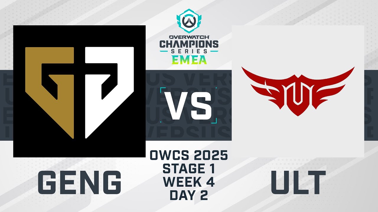 Gen.G vs the Ultimates | OWCS 2025 EMEA | Stage 1 Week 4 Day 2