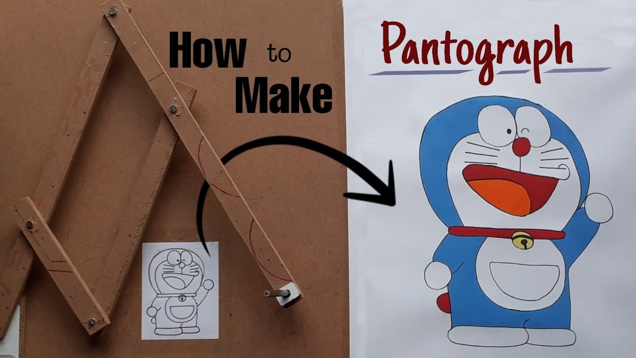 How to make Drawing Pantograph | Enlarge an Image with 3:1 Ratio | DIY