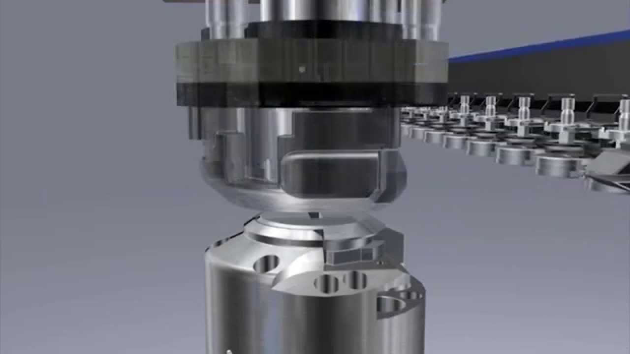 TRUMPF punching and punch laser processing : How the tool rotation device works