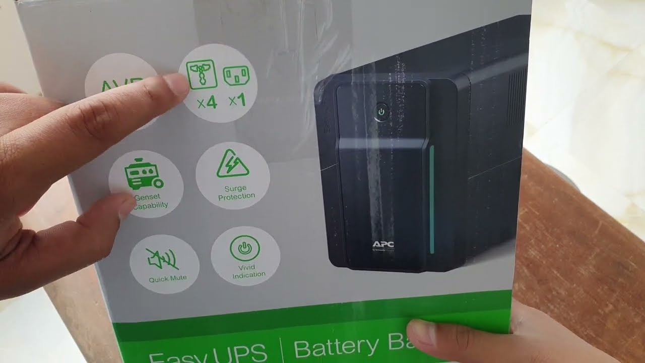 Unboxing UPS APC 1200 VA by Schnieder
