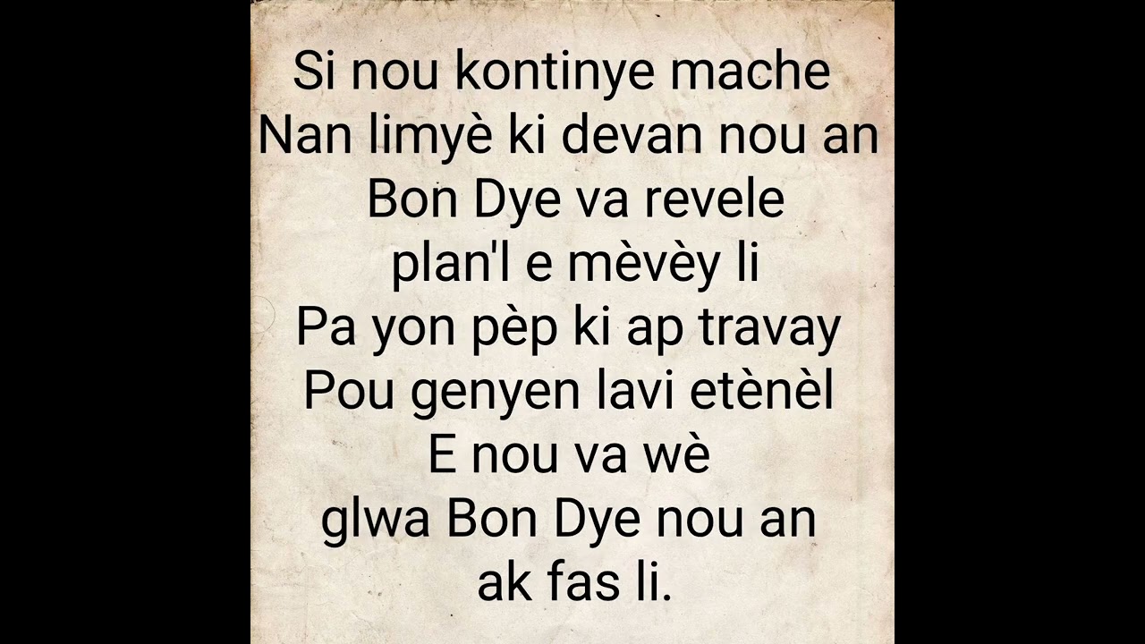 Sèlman sa'k te rachte ( Corps de Christ)