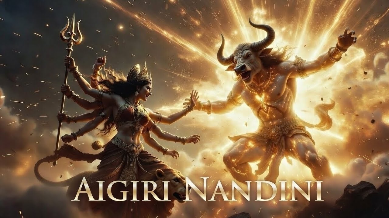 AIGIRI NANDINI | Mahishasura Mardini| Will give you goosebumps| महिषासुर मर्दिनी स्तोत्र #maadurga 