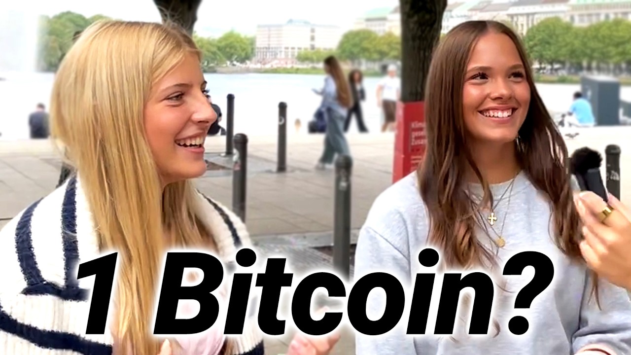 Straßen Umfrage: 👉 50.000 € Sofort 💶 oder 1 Bitcoin in 10 Jahren – Hamburg entscheidet!
