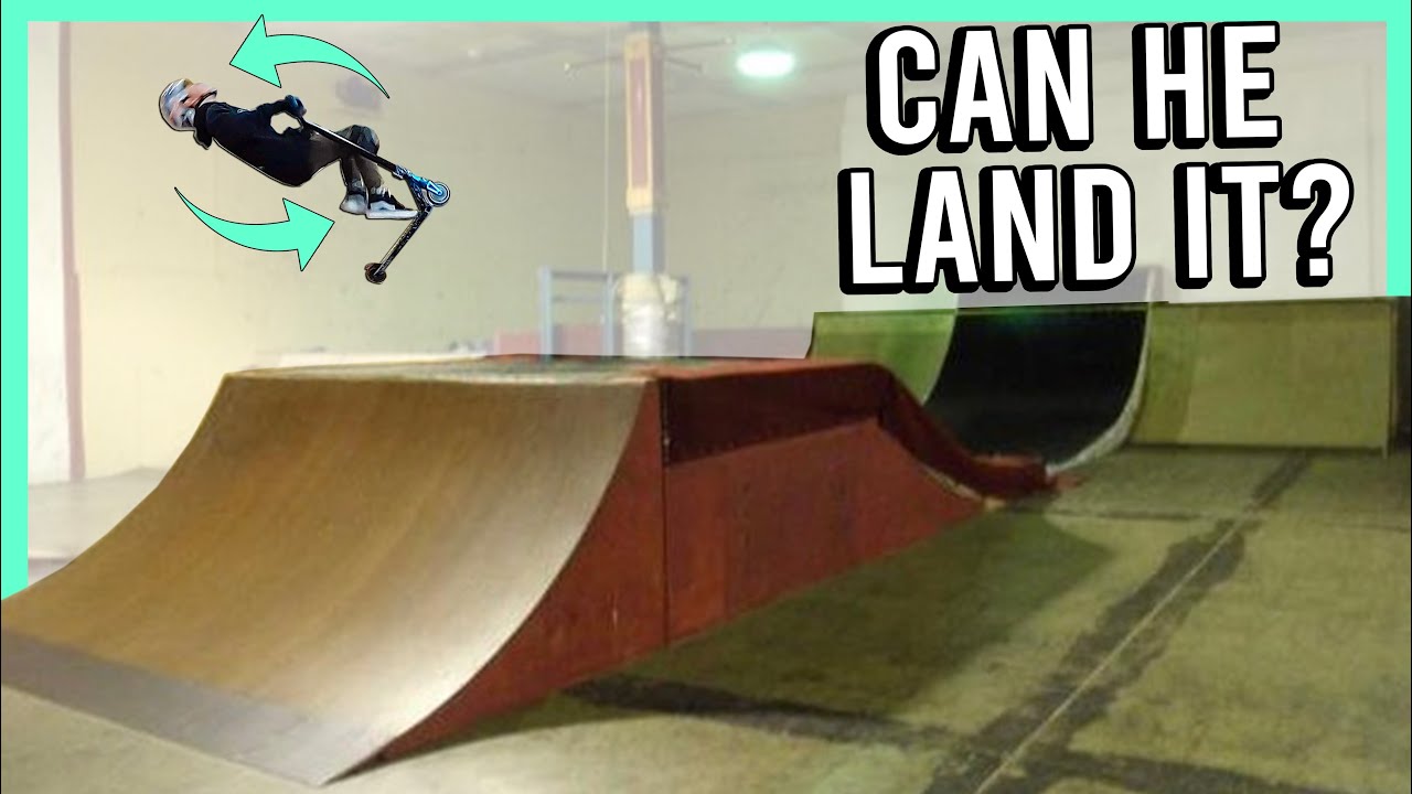 CAN HE LAND A BACKFLIP ON HIS SCOOTER?