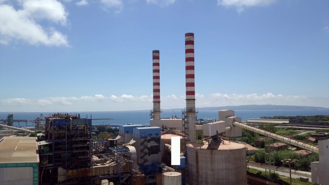 La centrale di Portoscuso vista dal drone - Enel Futur-e