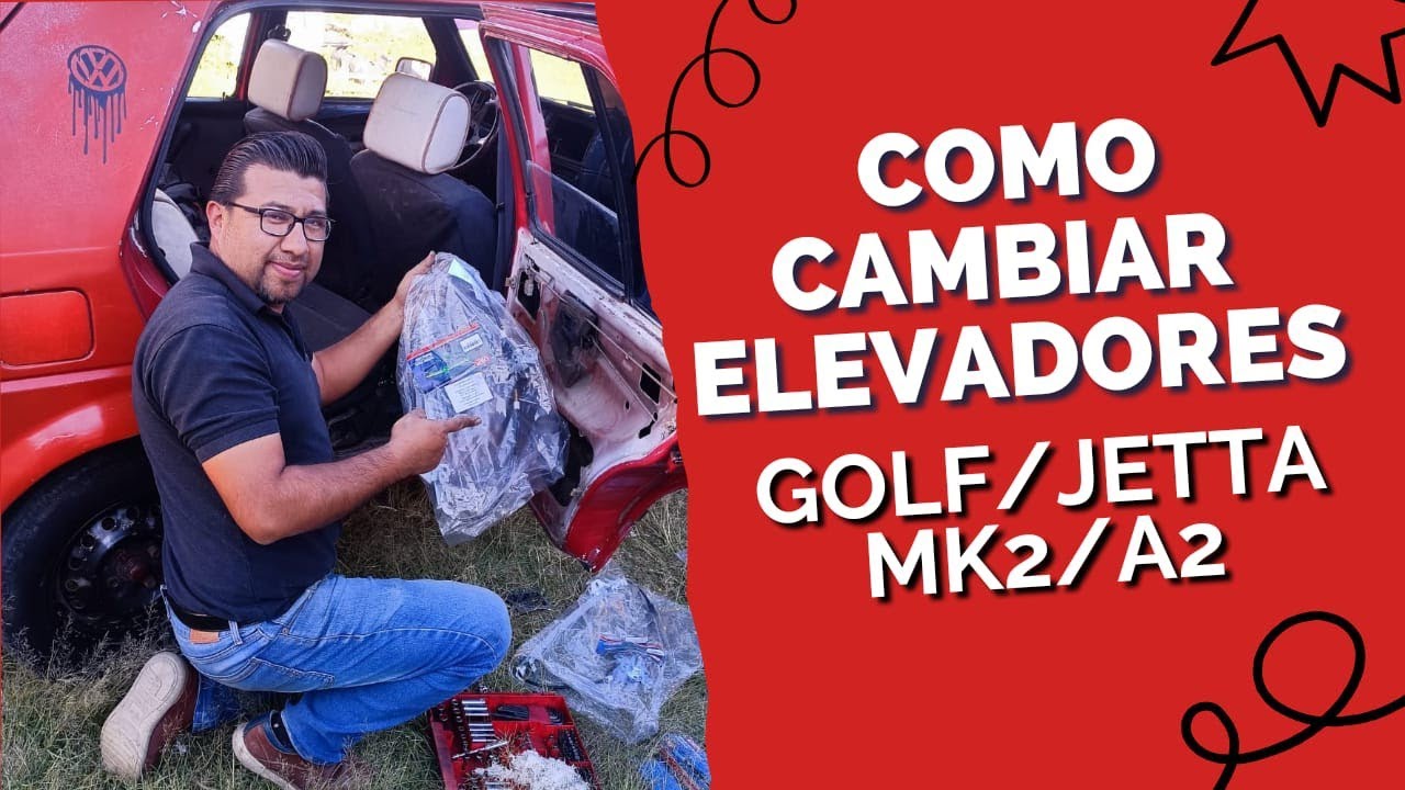 cómo cambiar elevalunas de #golfmk2 #volkswagen #hazlotumismo
