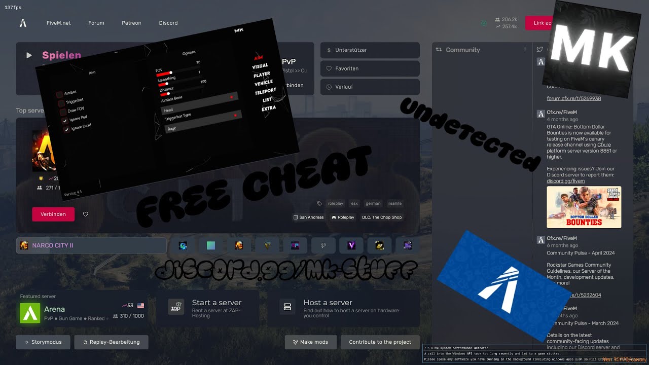 FiveM Free Mod Menu German 2024