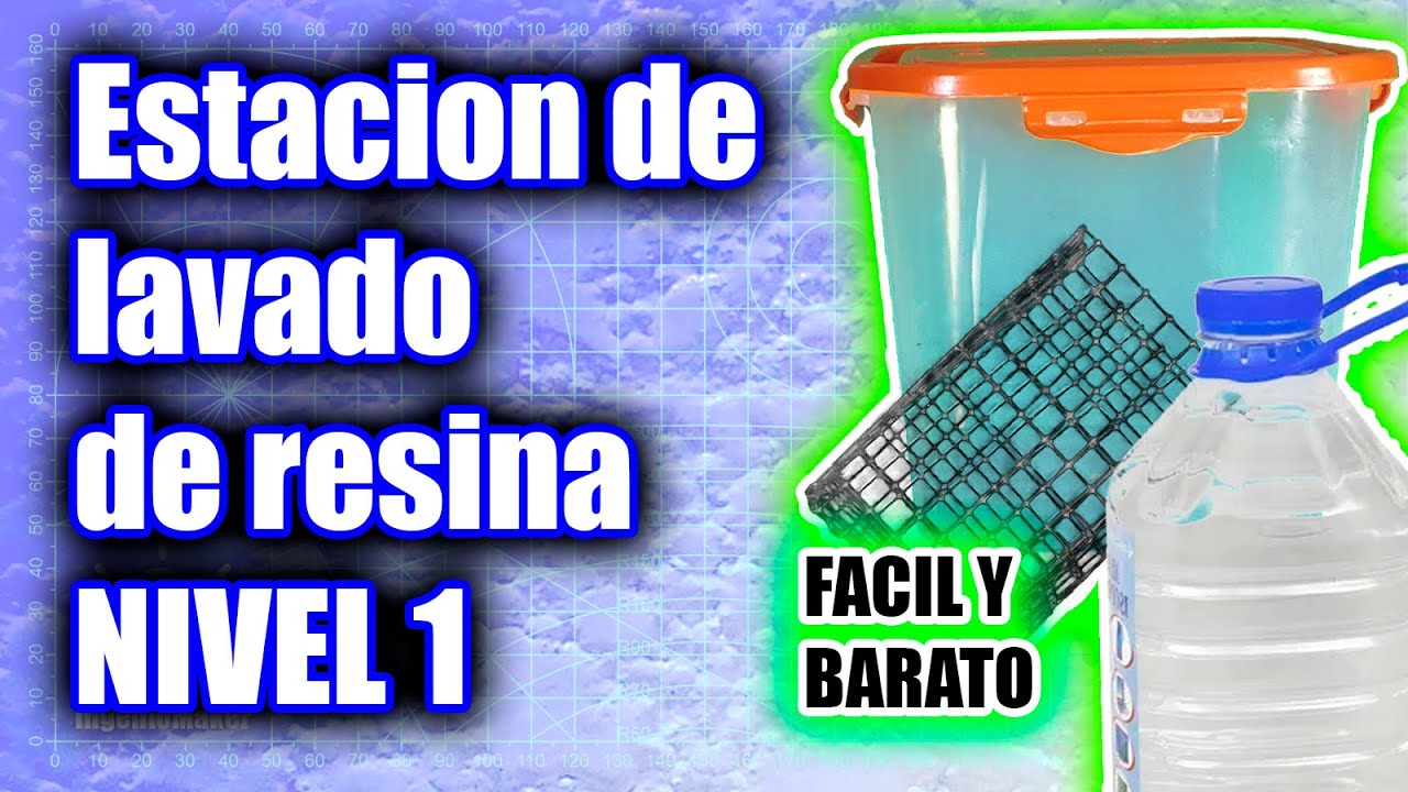 💧 Estación de Lavado Casera para Resina 3D | Limpia tus Impresiones Fácil y Barato
