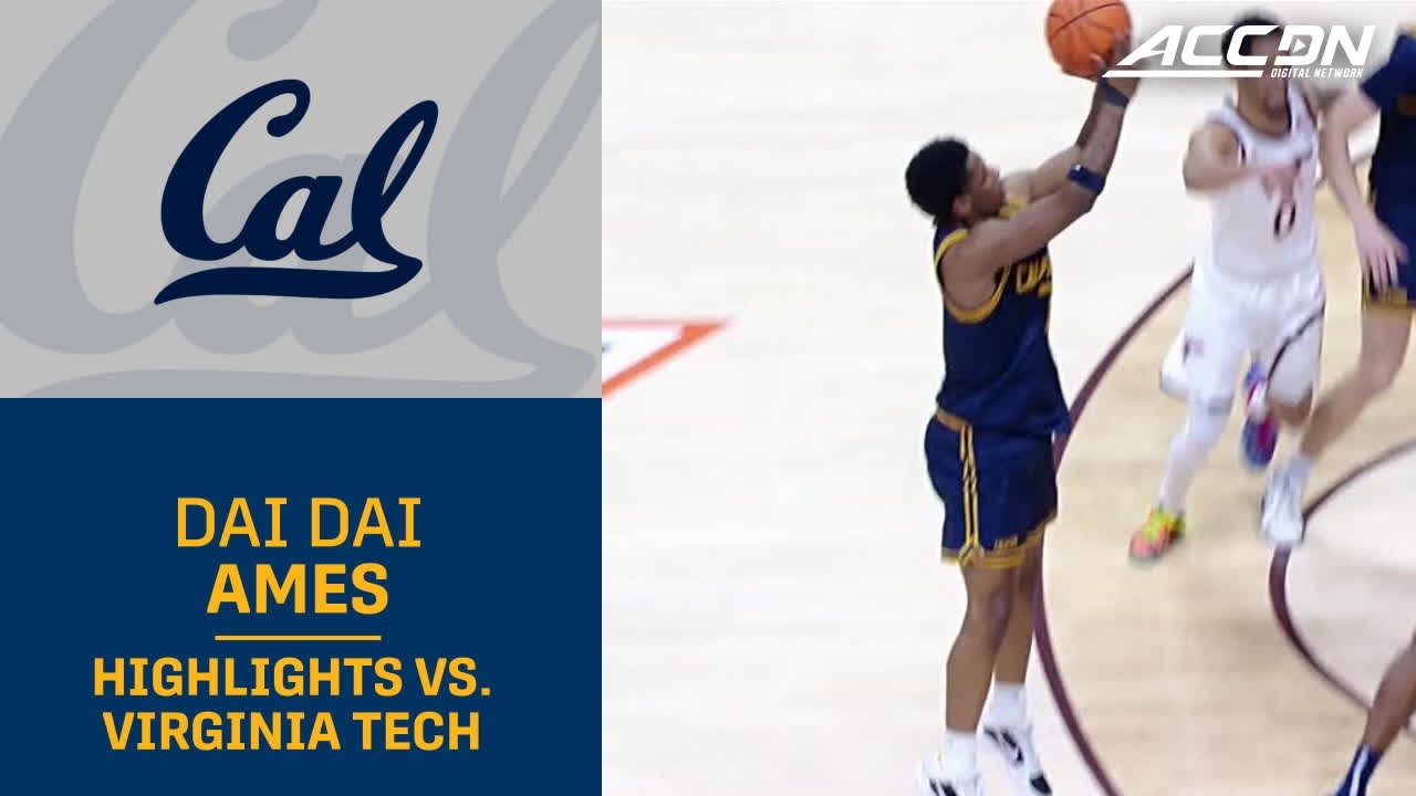 Cal Dai Dai Ames&nbsp;Highlights vs. Virginia Tech