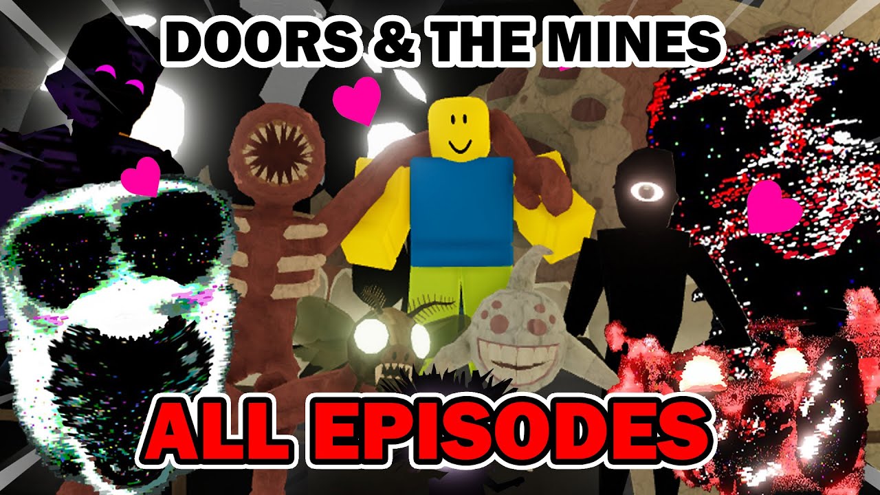 DOORS, BUT IT IS FRIENDLY (Doors & The Mines all episodes)! Roblox Animation