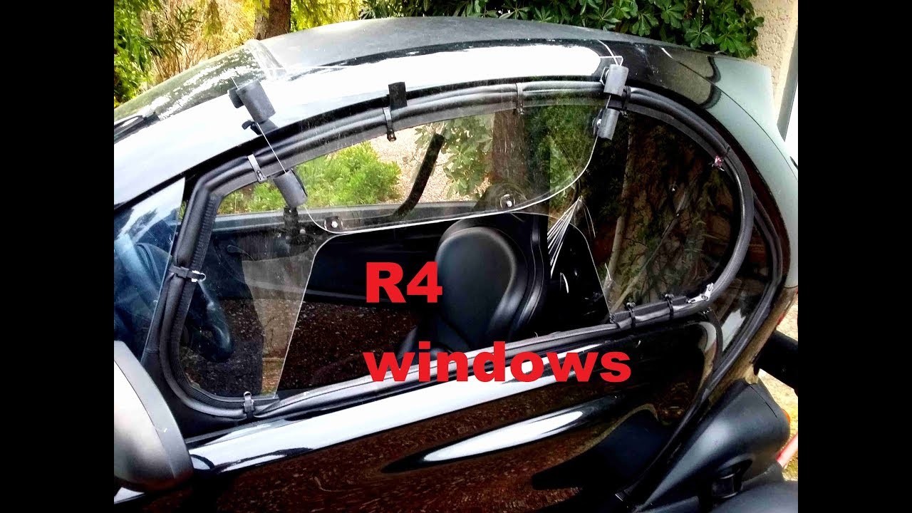 Prototype des vitres R4 pour Twizy / R4 windows for Renault Twizy prototype