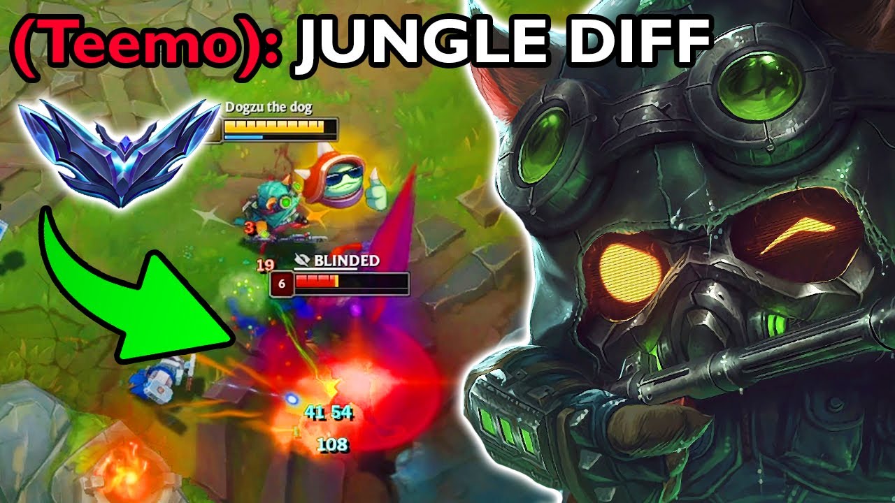 TEEMO JUNGLE IS THE BEST PICK (OUTJUNGLED)