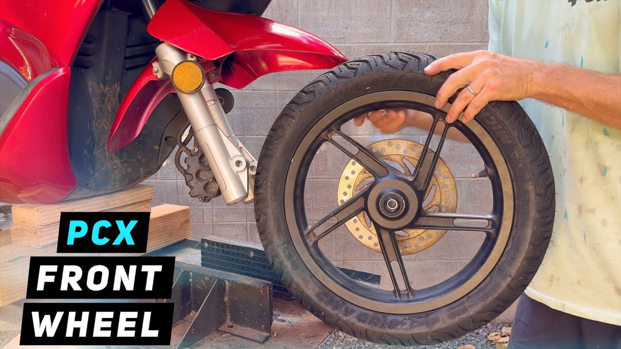 Honda PCX 125 / 150 - Front Wheel Removal / Installation | Mitch's Scooter Stuff