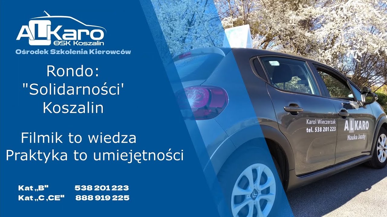 Prawidłowa jazda po rondzie 