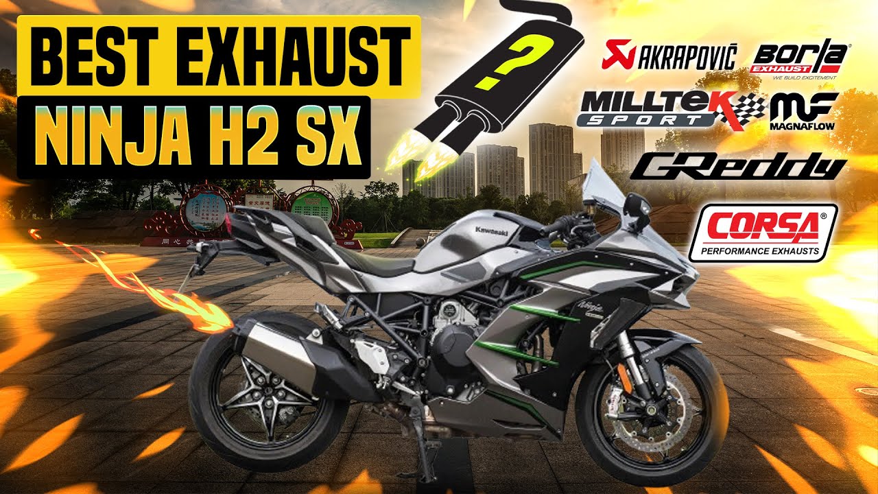 Kawasaki Ninja H2 SX Exhaust Sound🔥Akrapovic,Cobra Sport,Coffman's,GRmoto,MTC,Pro-Race,Scorpion