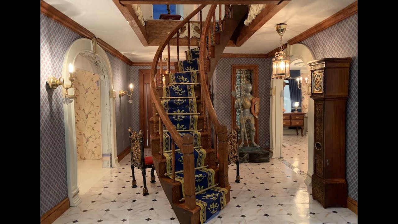 Castle Dollhouse Renovation Project  Part 2:  The Entry Hall
