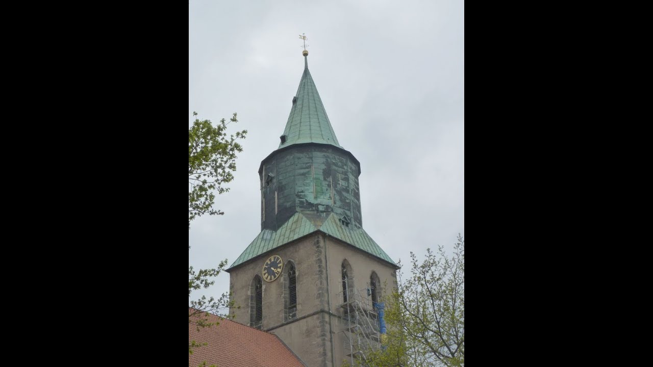 Glocken Gronau/Leine (HI) St.-Matthäi-Kirche - 18-Uhr-Geläut am Samstagabend
