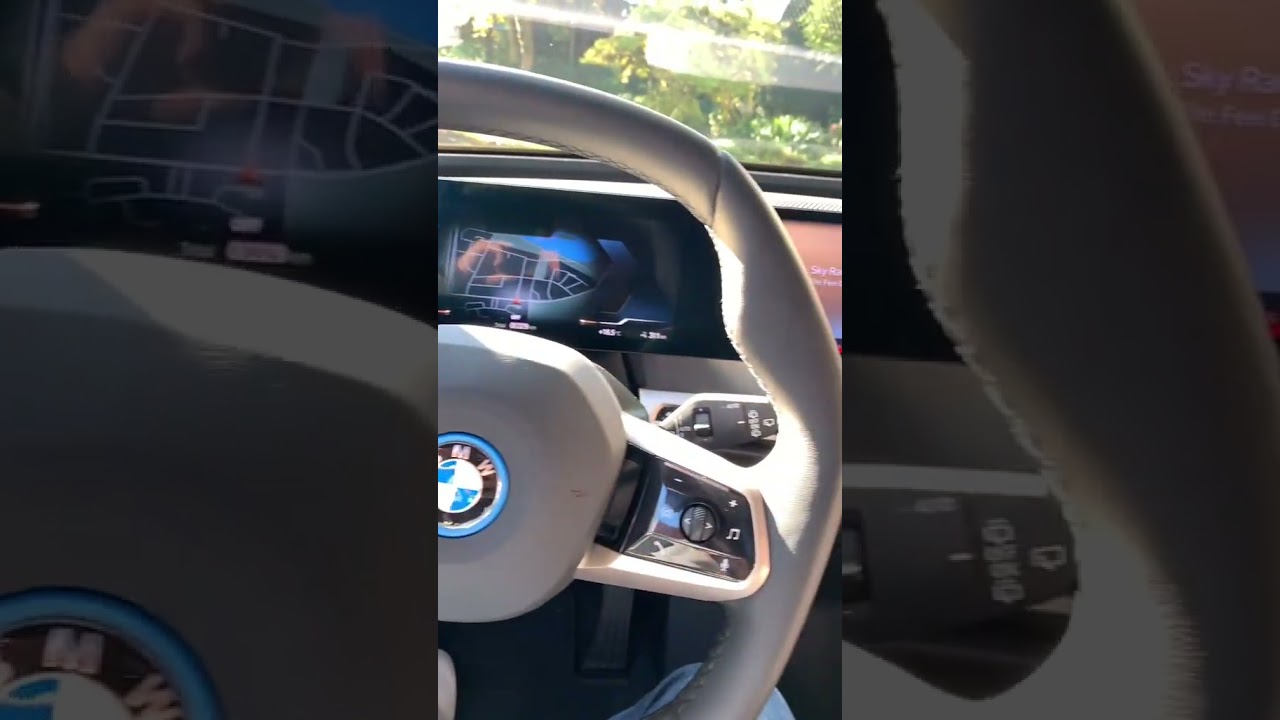 BMW iX cool interior features!