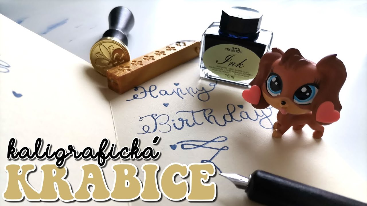 Zkouším KALIGRAFICKÝ SET od Crelando! // zapečeťuji obálku s překvapením