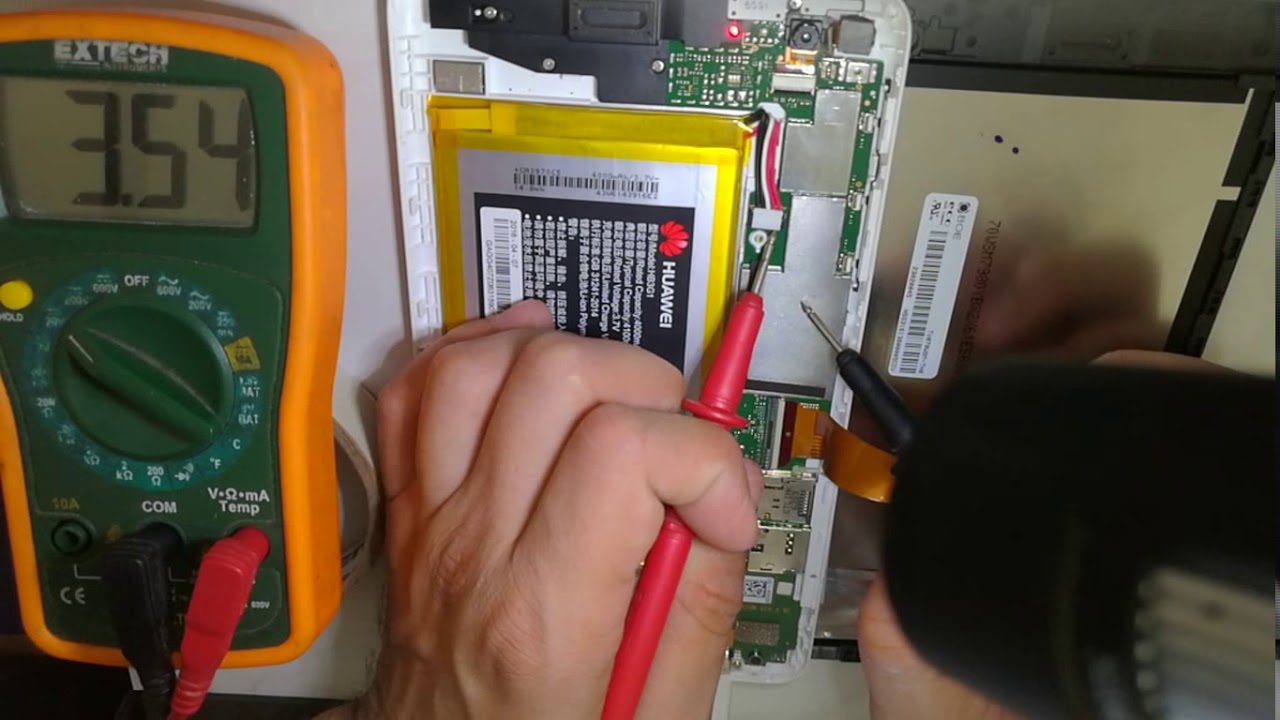 Tablet Huawei no carga, problema en batería SOLUCIÓN