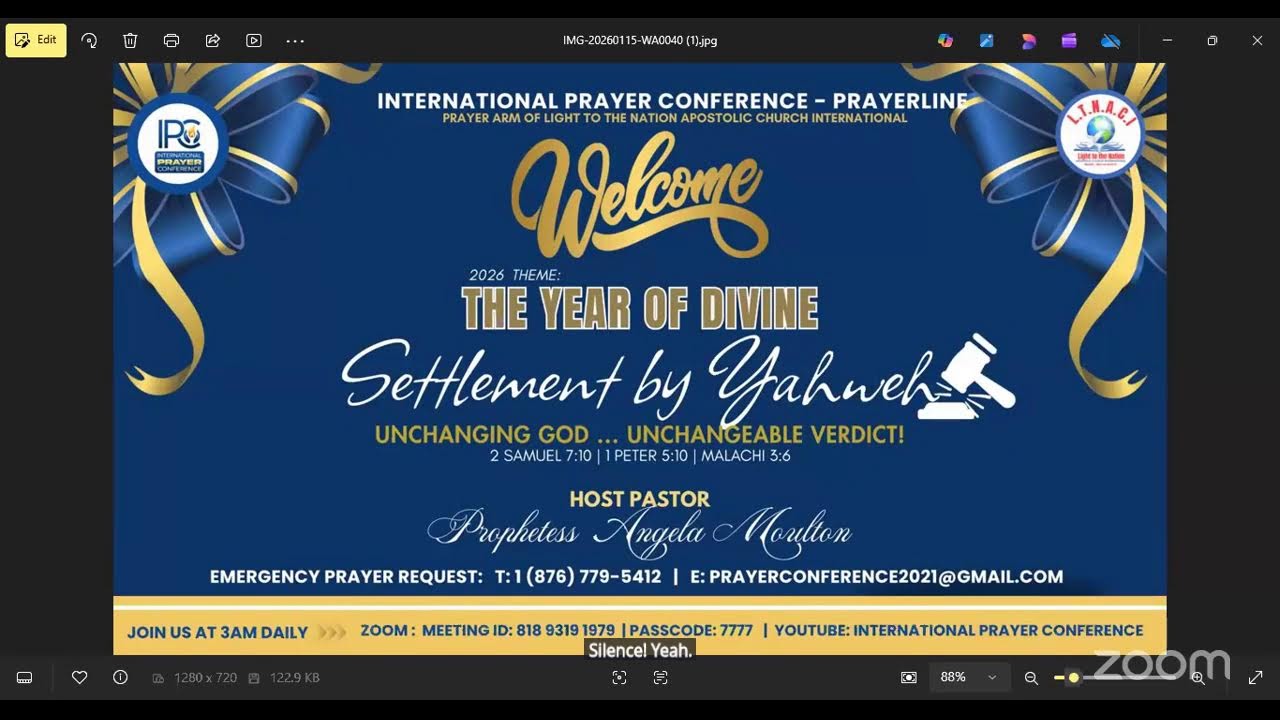 Breaking of the day Prayer Conference 70 Weeks