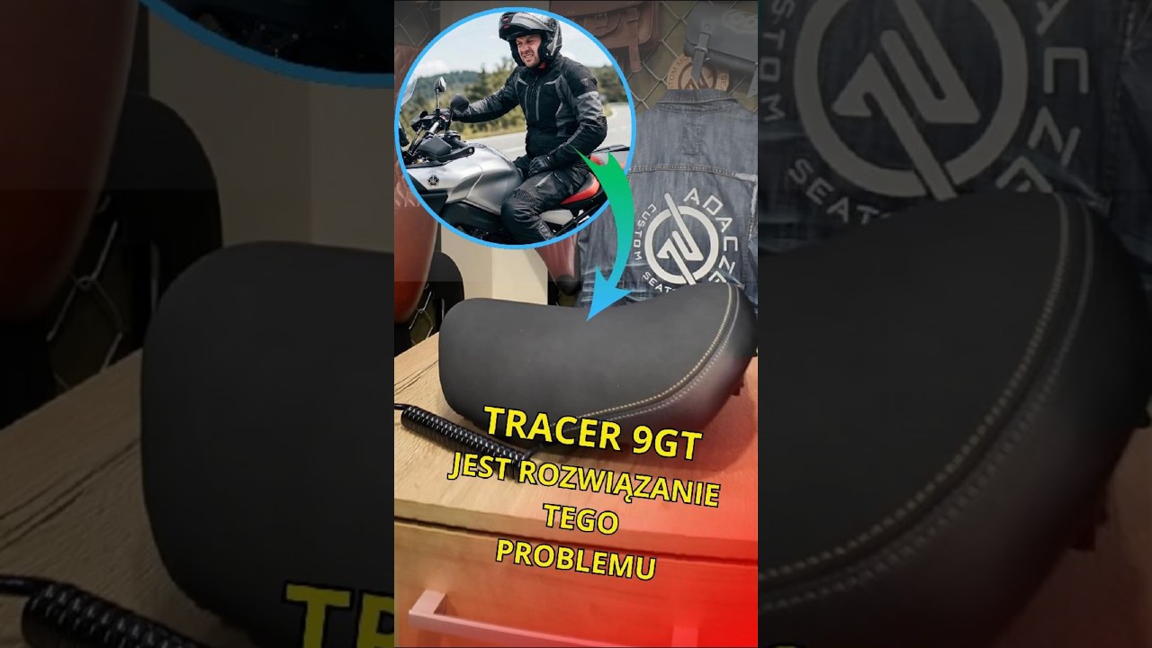 Yamaha TRACER 9 GT. Koniec z niewygodną kanapą! 🛑 Modyfikacja ADACZE poprawa komfortu