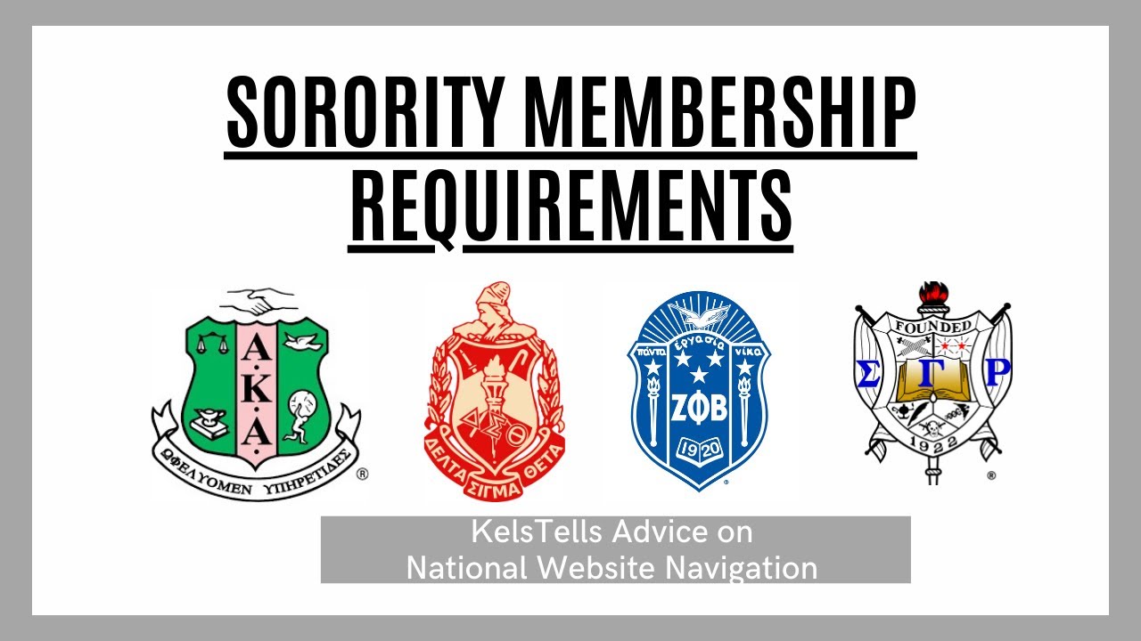 NPHC Sorority Membership Requirements & Policies | KelsTells