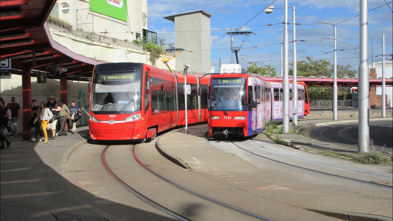 Trams In Bratislava, Slovakia, Part 1.