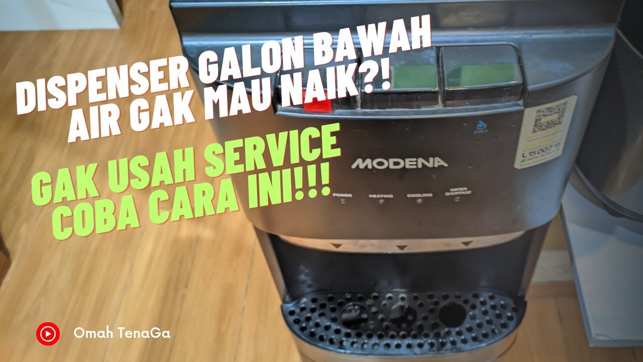 AIR DISPENSER GALON BAWAH GAK MAU NAIK? INI SOLUSINYA!?
