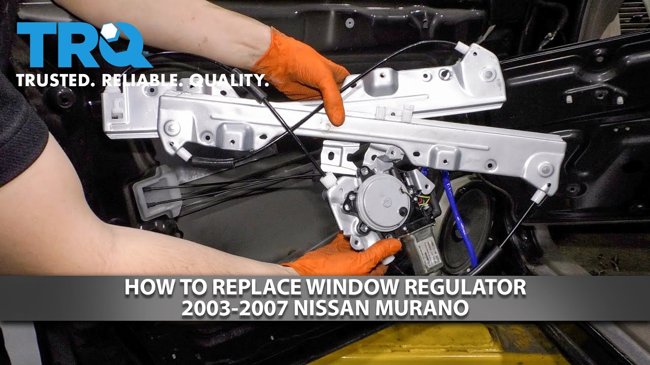 Как заменить стеклоподъемник и мотор на Nissan Murano 2003-2007 годов выпуска