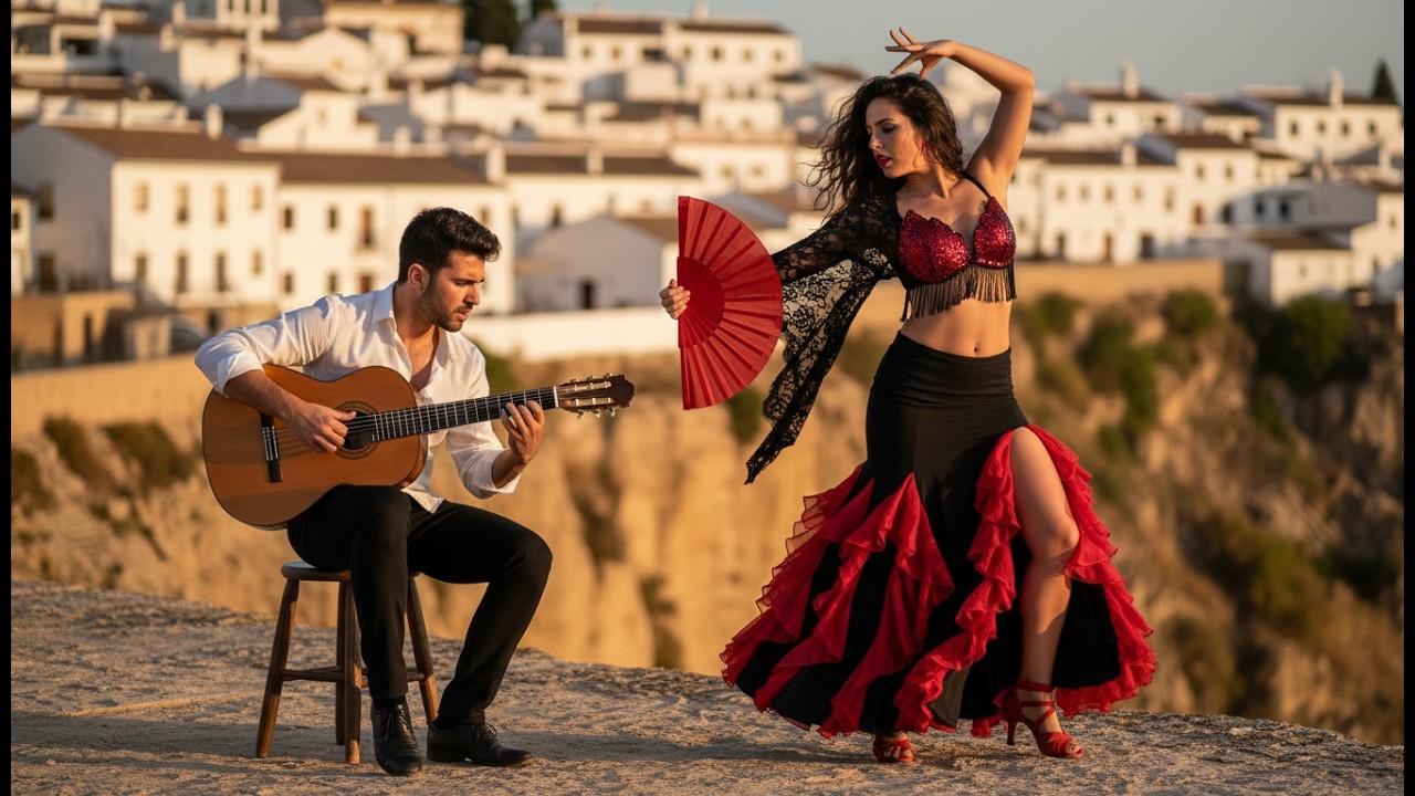 Beautiful Spanish Melody & Oud Fusion – Chill Flamenco Rumba Guitar  #flamenco #flamencoguitar