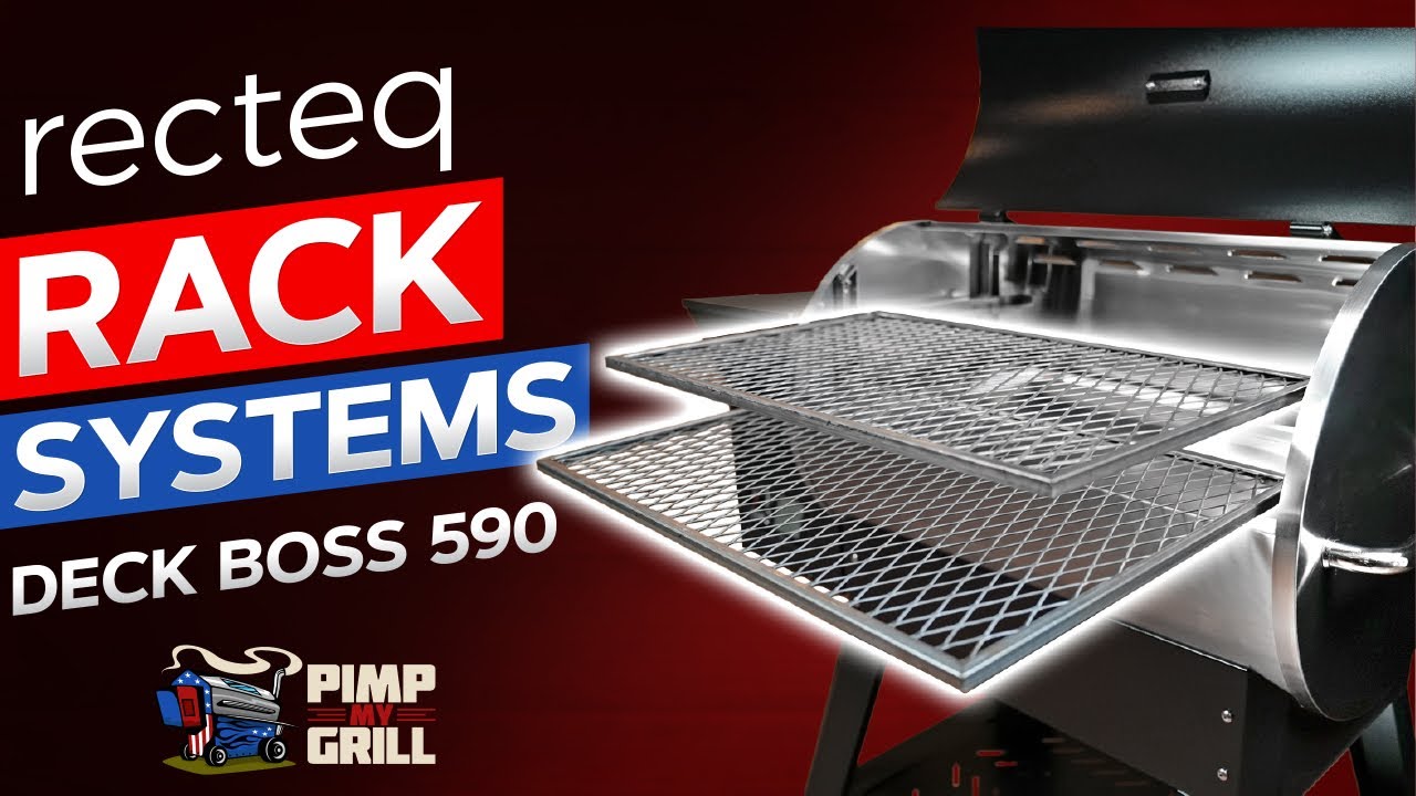 Grate Rack Systems for RecTeq Deck Boss 590 | By Pimp My Grill