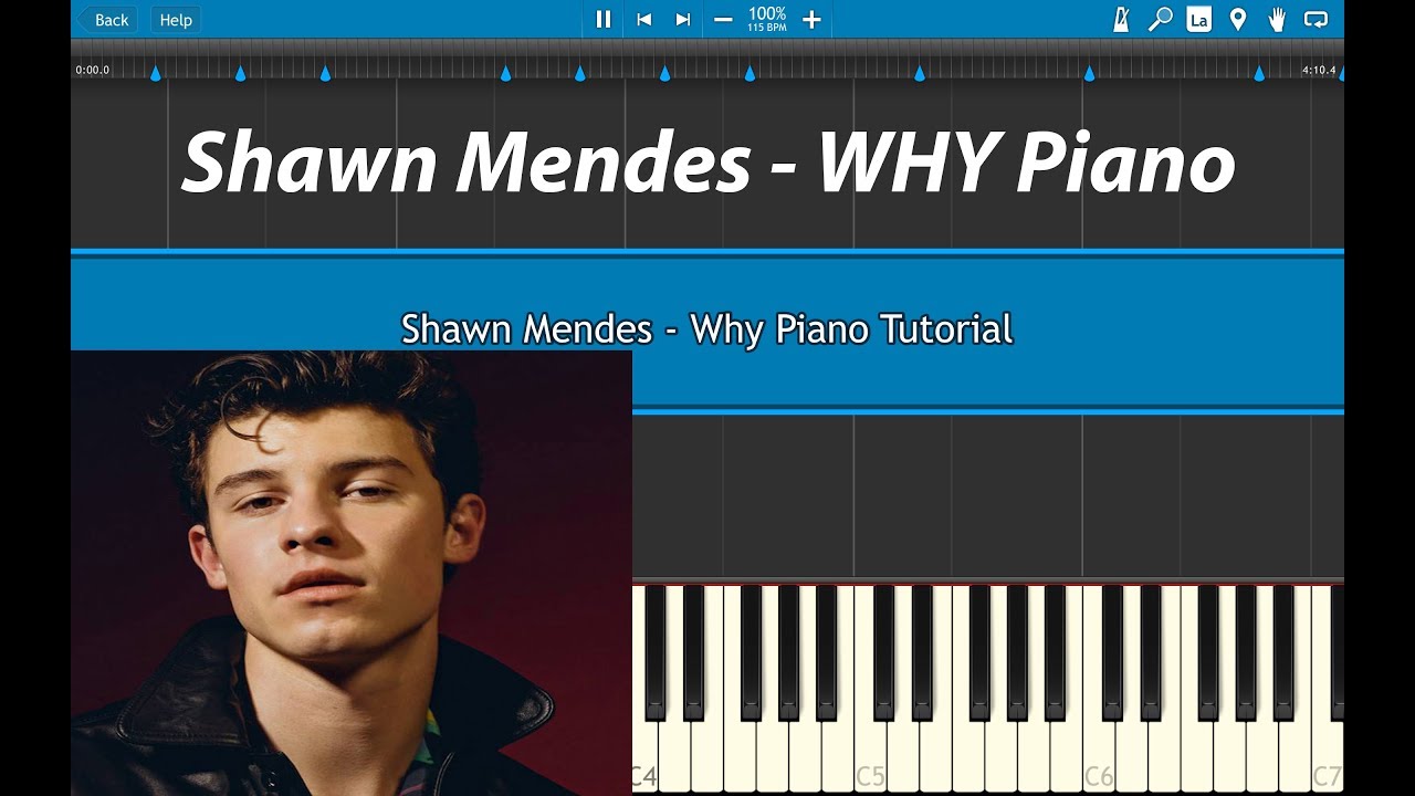 Shawn Mendes - Why Piano Tutorial (EASY) Piano Cover