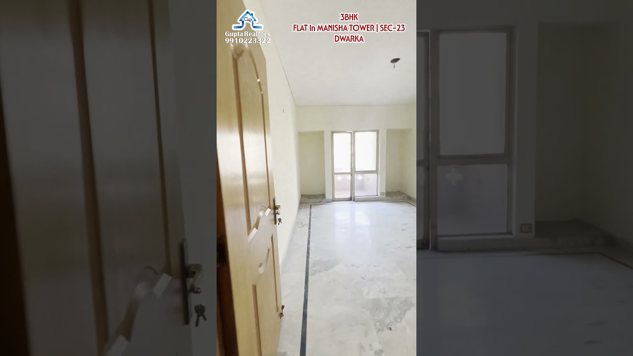 #ManishaTower | 3 BHK FLAT IN Sec-23 | Dwarka | Call 9717360047 | 9910223322