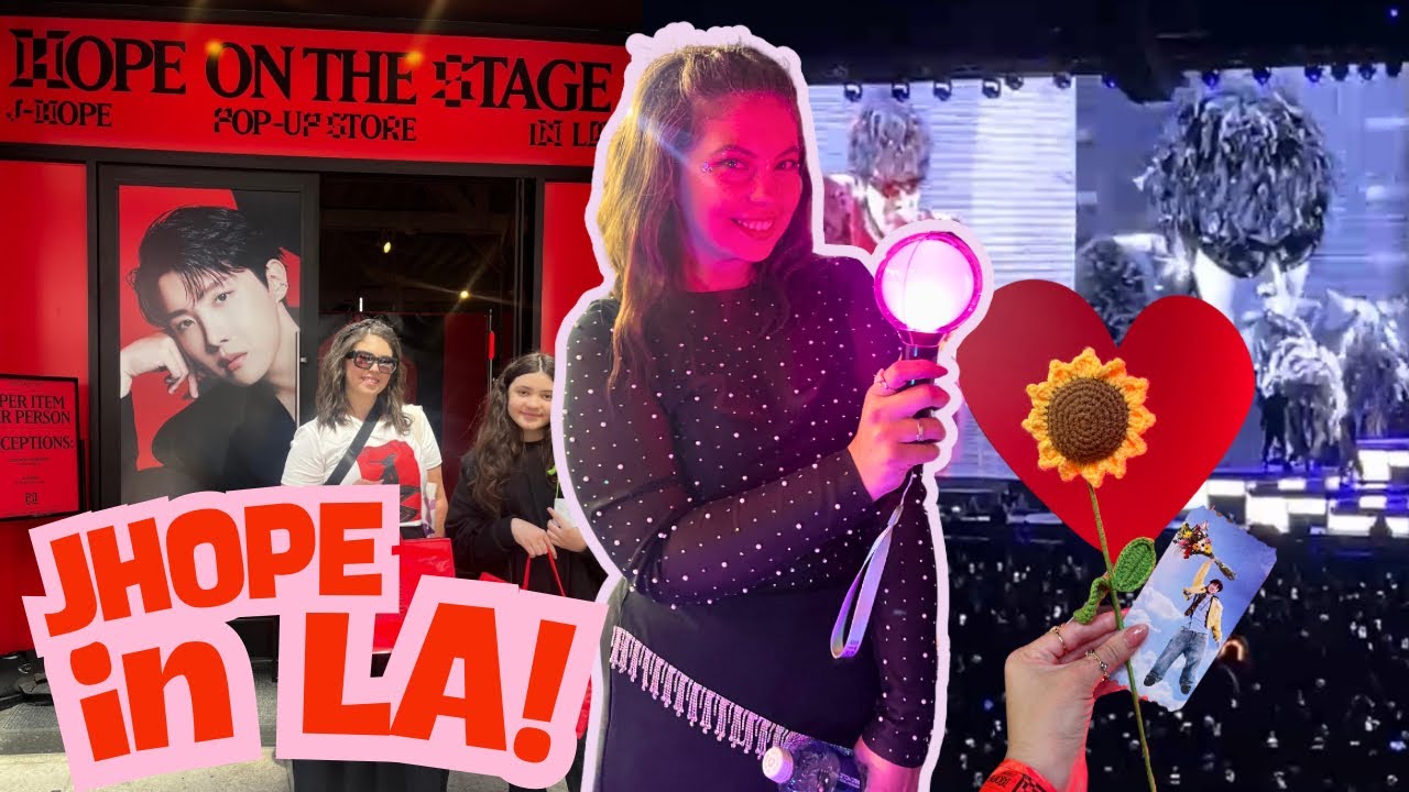 J-Hope of BTS LA Concert & Pop Up ✨VLOG✨ Experience, Merch, & Concert Footage!