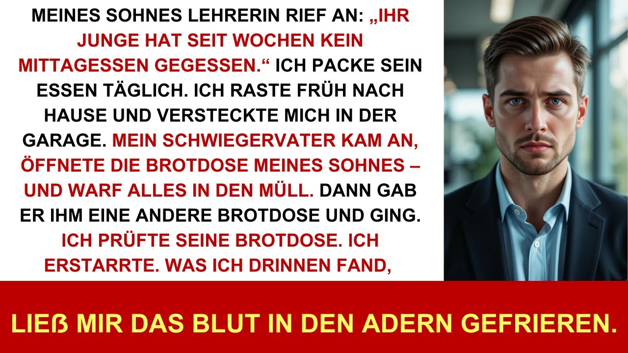 Die Lehrerin: Mein Sohn hat seit Wochen nicht gegessen… Ich kam heim und sah das Unfassbare