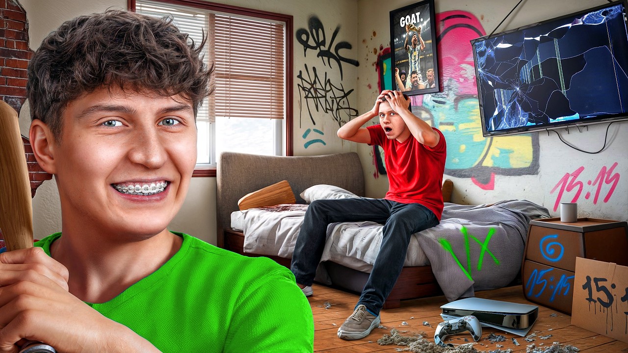 Zniszczyliśmy Jego Wymarzony Pok&oacute;j Prank!