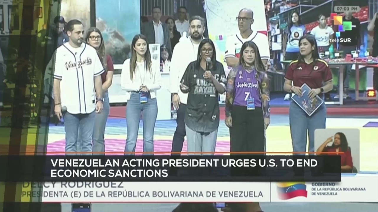 FTS 12:30 27-02: Venezuelan Acting pres. urges U.S. to end economic sanctions