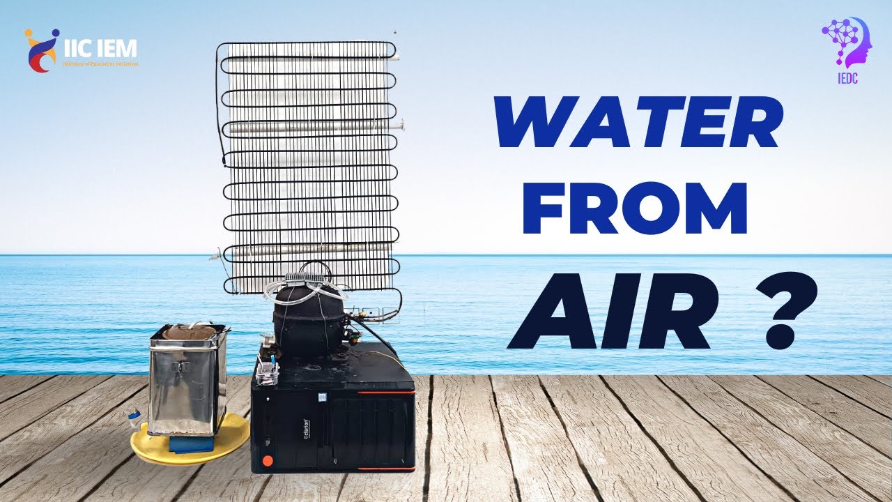 IoT based solar powered atmospheric water harvester || #IICIEM