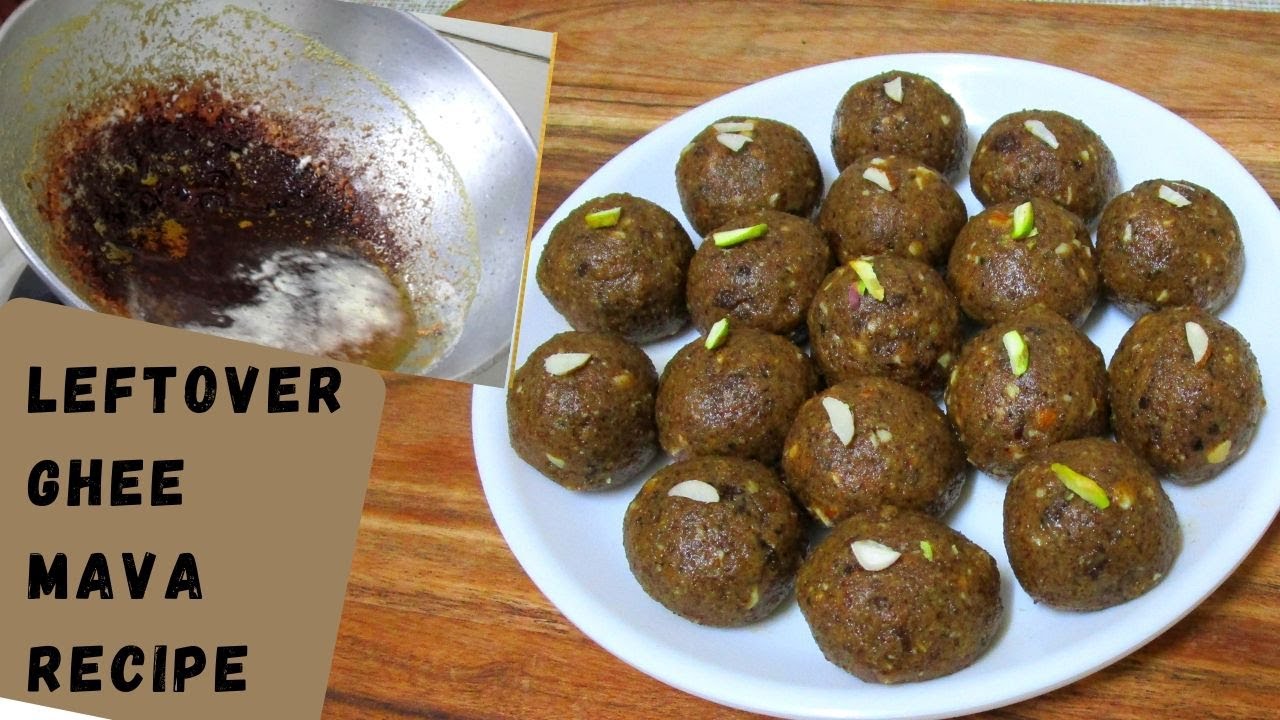 घी बनने के बाद बचे मावे से बनाये हलवाई जैसे लड्डू | Laddu Recipe | Khushboocooks