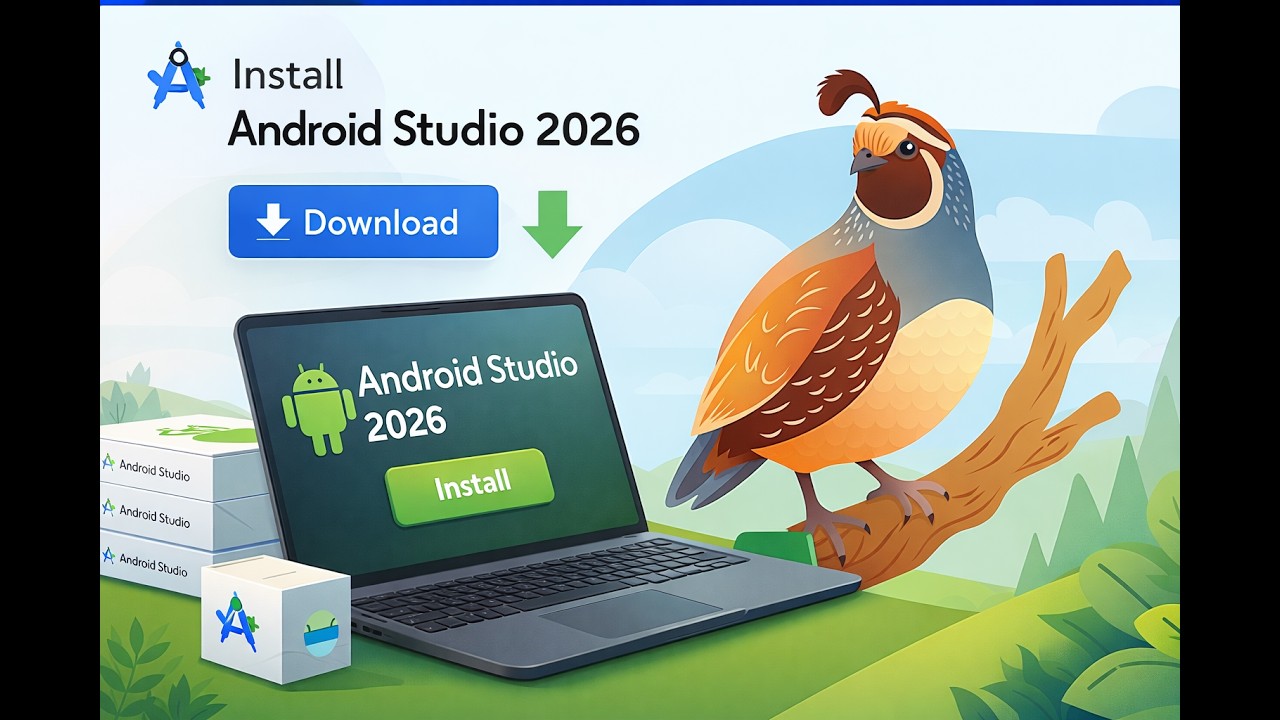 Как скачать и установить Android Studio в 2026 году | Android Studio | Windows 10, 11