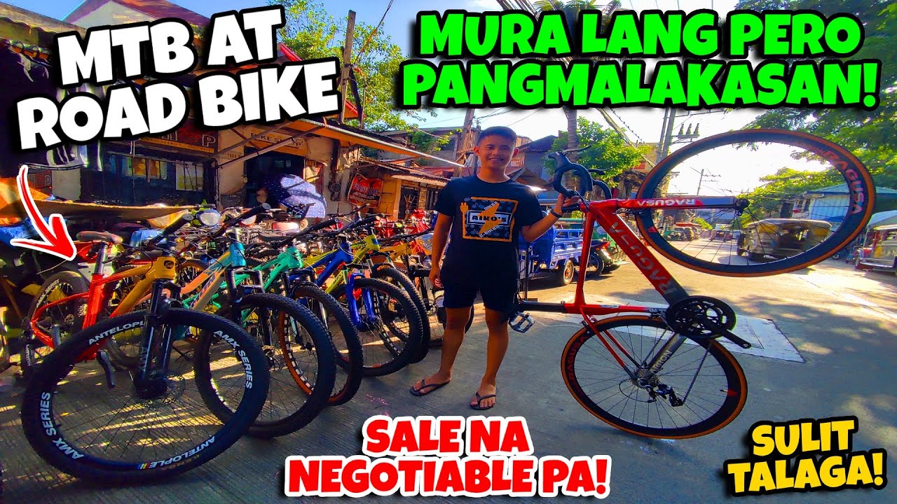 MTB AT ROAD BIKE NA MURA LANG PERO PANGMALAKASANG DATINGAN! SALE NA, NEGOTIABLE PA! SULIT TALAGA!
