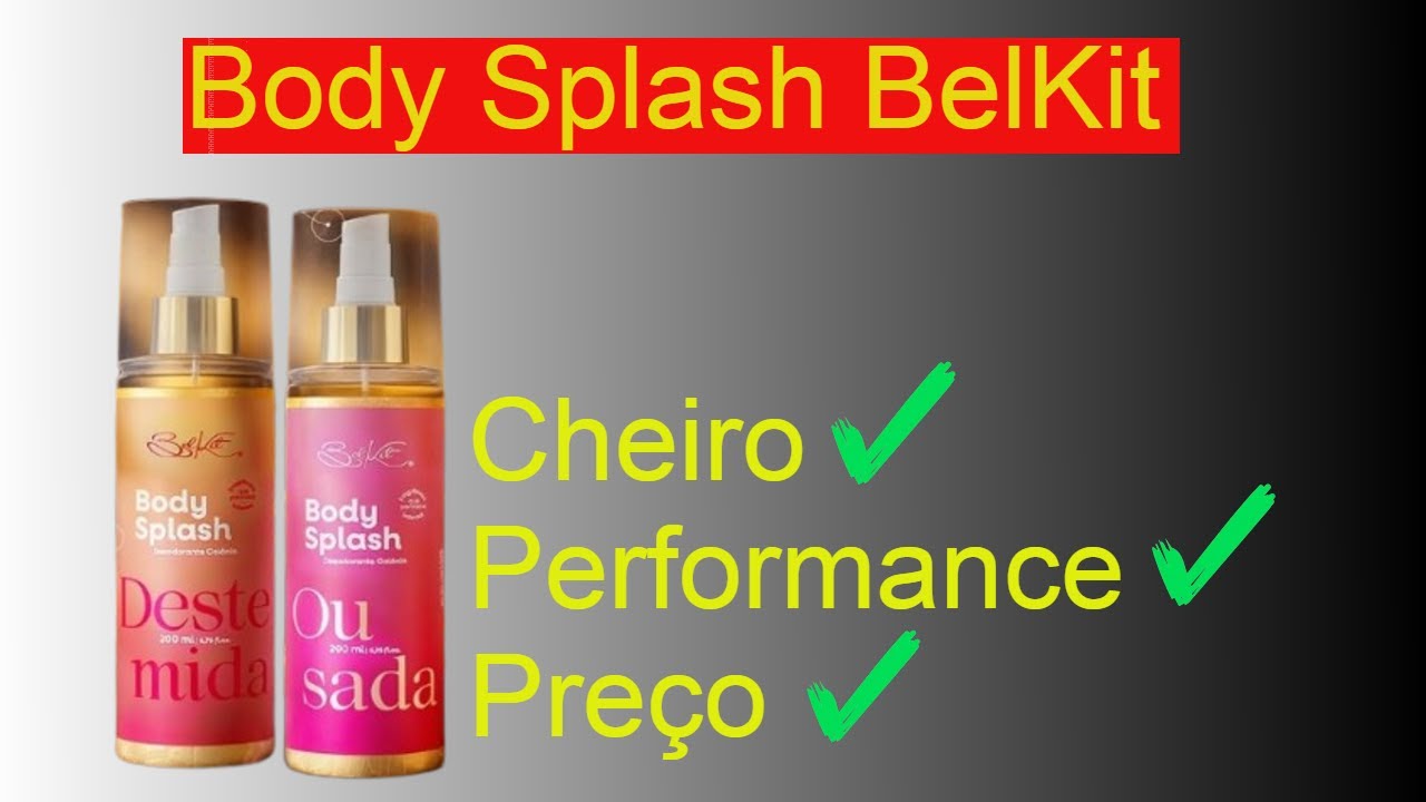 Body splash Destemida - Belkit