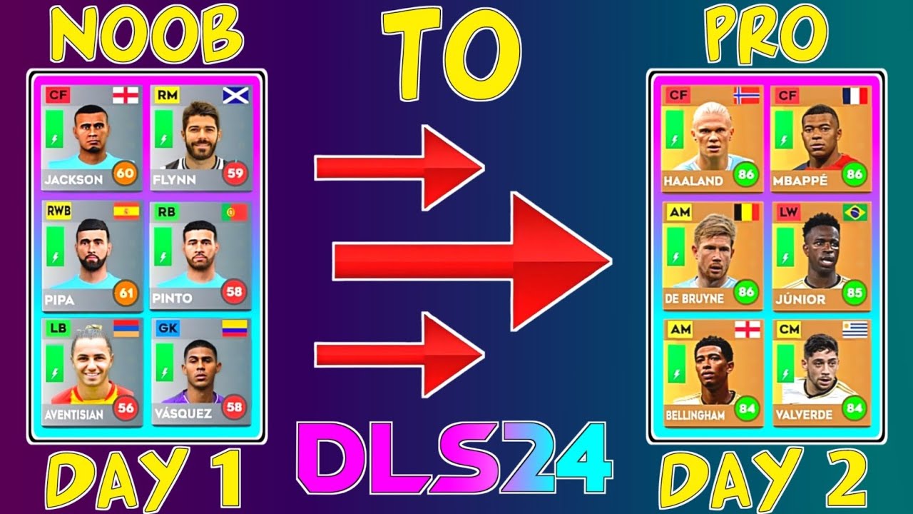 Noob To PRO! - How To Make A Legendary Account In DLS 24 | Dream League Soccer 2024