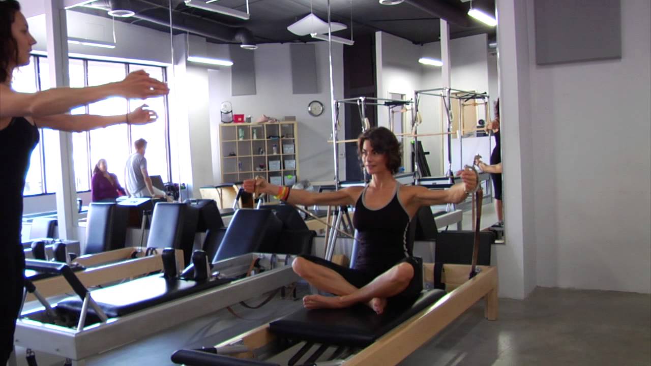 Pilates with guest, Traci Dinwiddie
