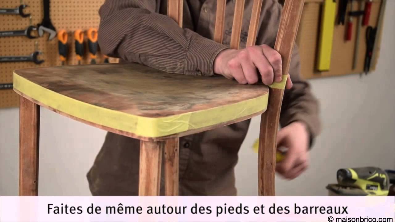 Repeindre une chaise bistrot
