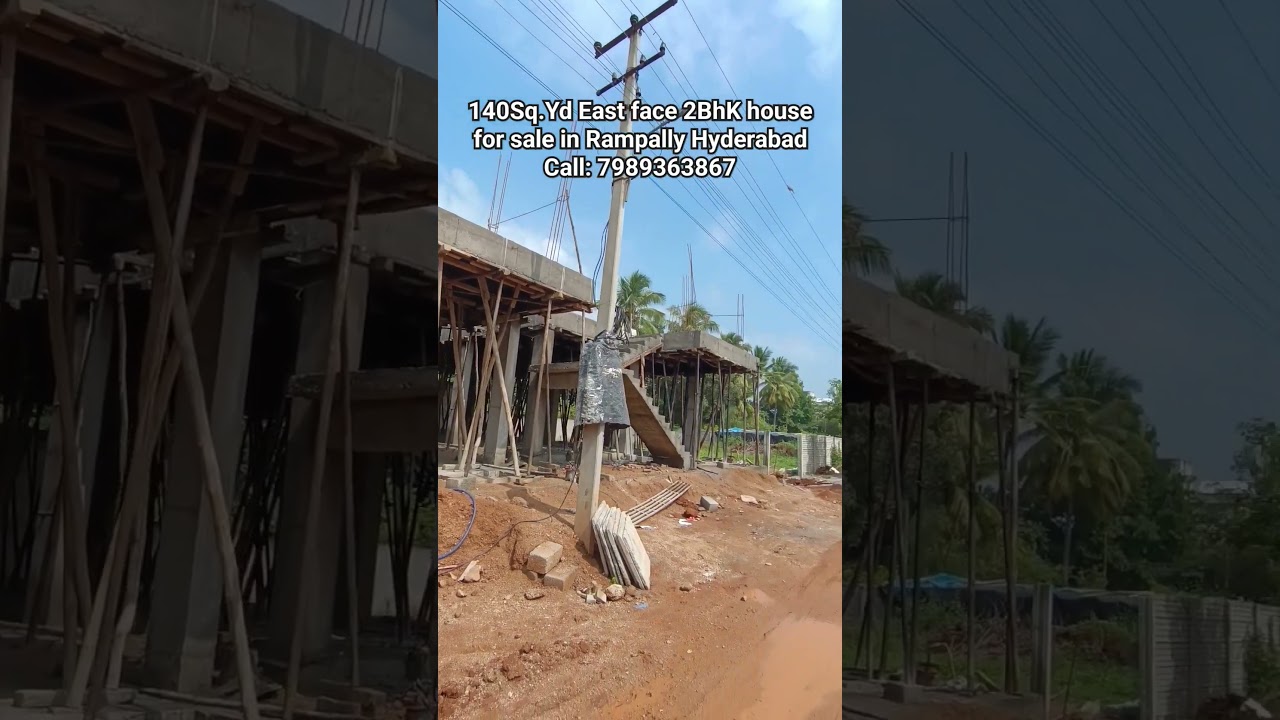 EAST FACE 140 Sq Yards Independent House For Sale In Rampally ECIL, Hyderabad