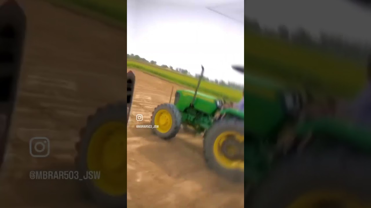 John deere 5310 vs new holland 3630 #johndeere #tractor #racing #newholland #toronto #brampton