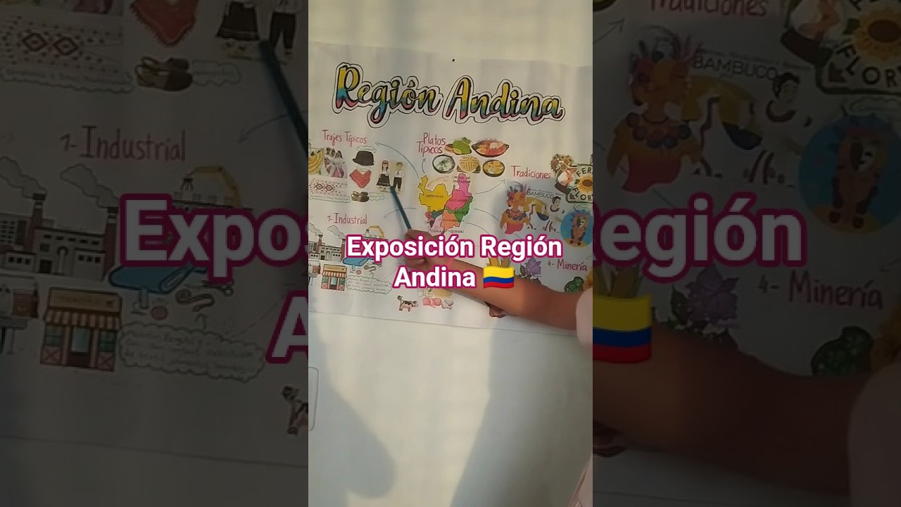 Regi&oacute;n andina, Exposici&oacute;n #regionandina #trajestipicos #comidatipica #colombia #cultura #exposici&oacute;n